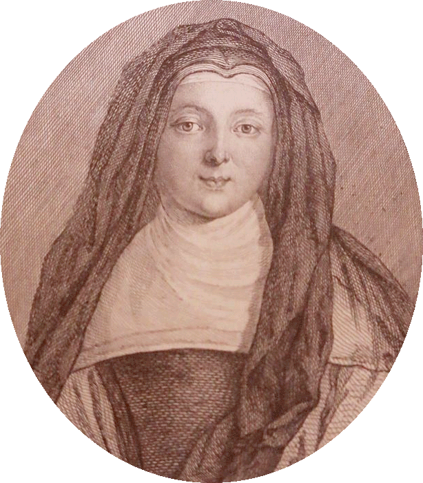 Marie-Louise de Montmorency-Laval - Gravure anonyme - conserve au muse de Montmartre